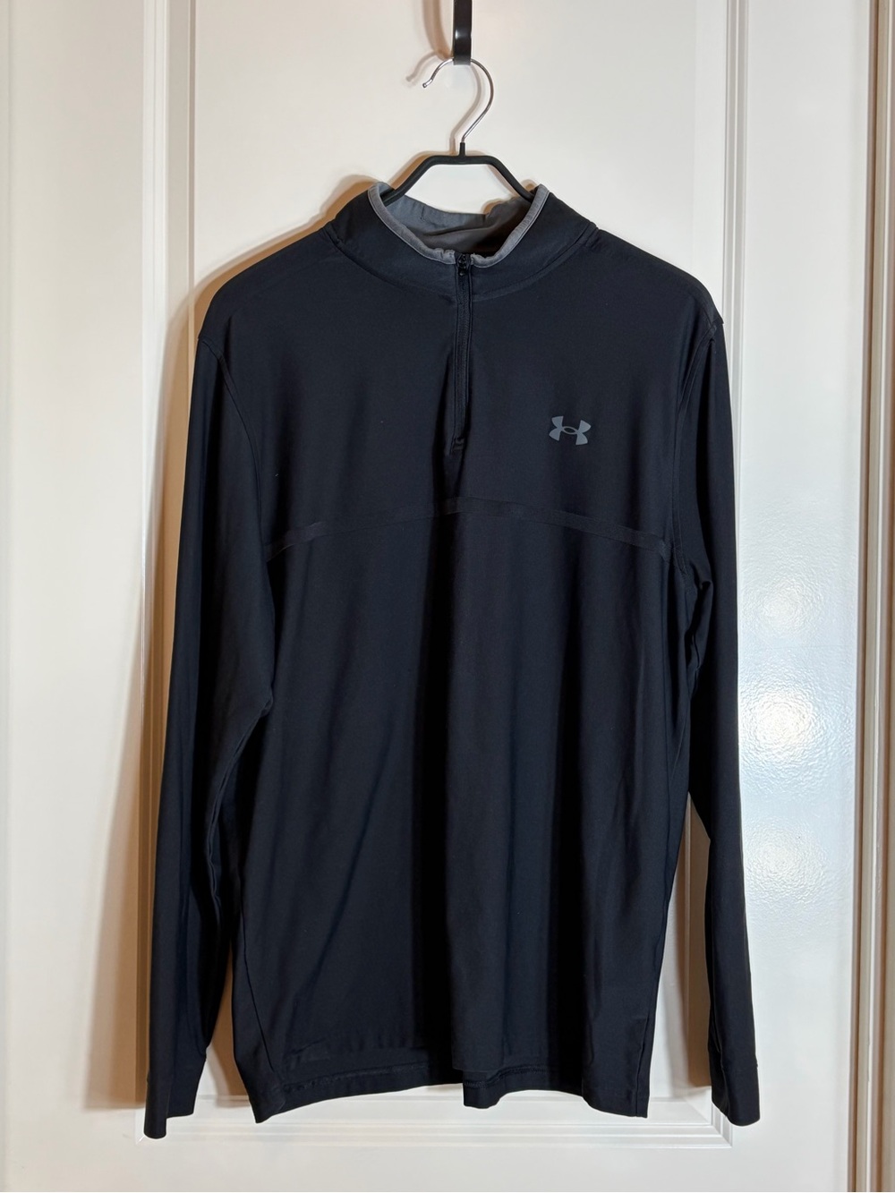 Under Armour Black Men’s Long-Sleeve 1/4 Zip Pullover